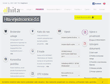 Tablet Screenshot of hita.hr